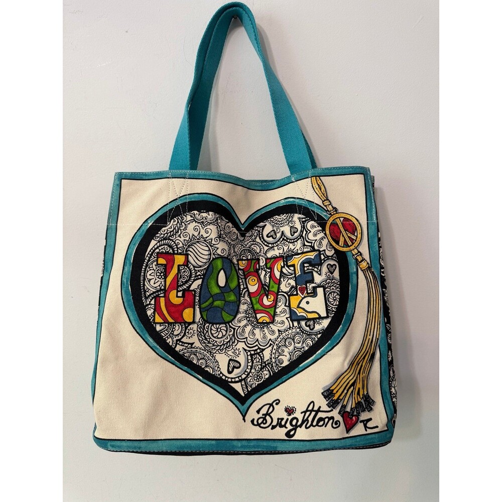 Brighton Summer of Love Make A Splash mermaid canvas tote nwot